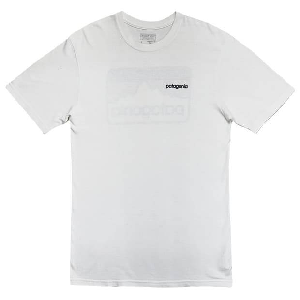 PATAGONIA 반팔 티 화이트 S