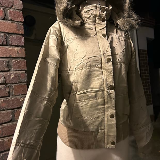 2000s JPN Y2K 울프죠 퍼 패딩 자켓