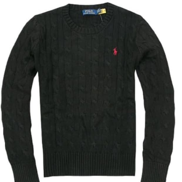 폴로 랄프로렌 꽈배기 닡.