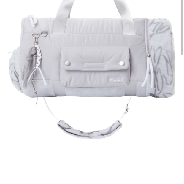 Tense Dance  Heart big bag light gray