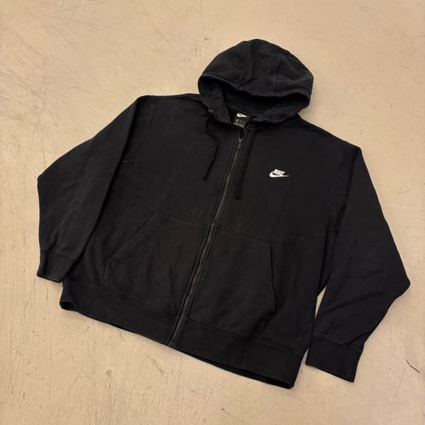 나이키 베이직 블랙 후드집업
