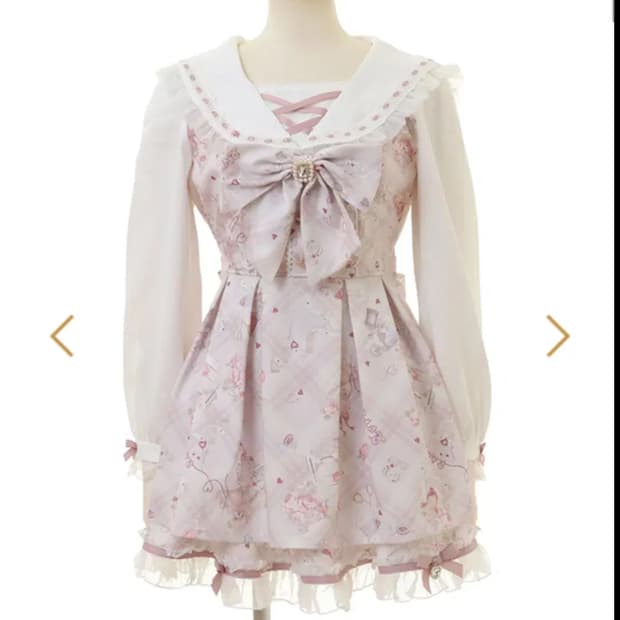 리즈리사 소잉베어셋업 신버전 핑크