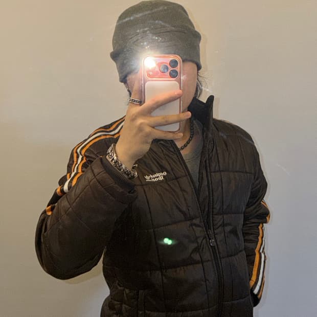 아디다스 오리지널 로고 패딩