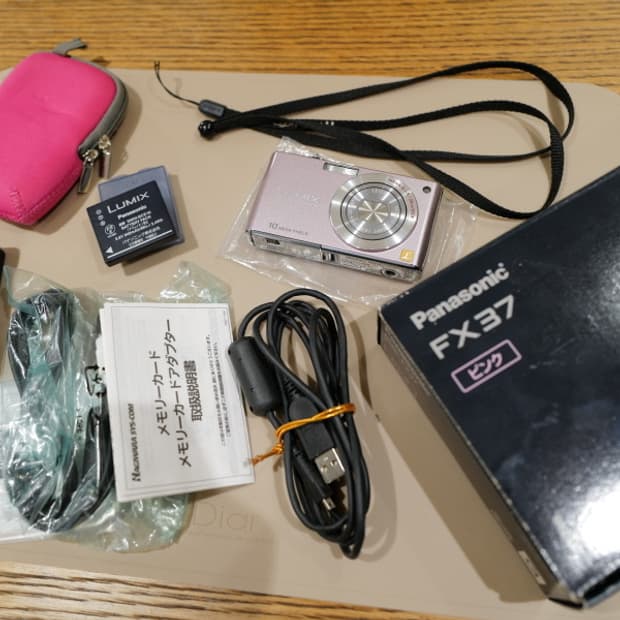 풀박스 Panasonic 파나소닉 DMC-FX37 쿨핑크 빈티지디카 (L
