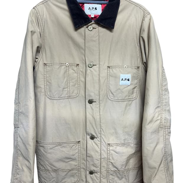 칼하트x아페쎄 carhatt a.p.c 가브리엘 코트 s