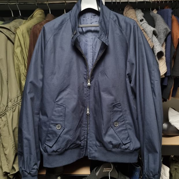 무신사스탠다드 네이비 헤링턴 G9 자켓 105사이즈
