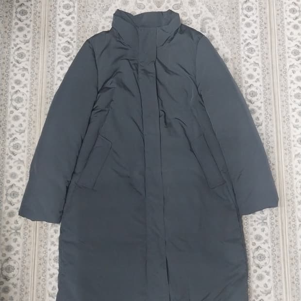 BCBG 진회색 롱 패딩