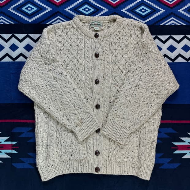 (Aran Crafts)아란크래프트 헤비울 100%가디건(실측확인)