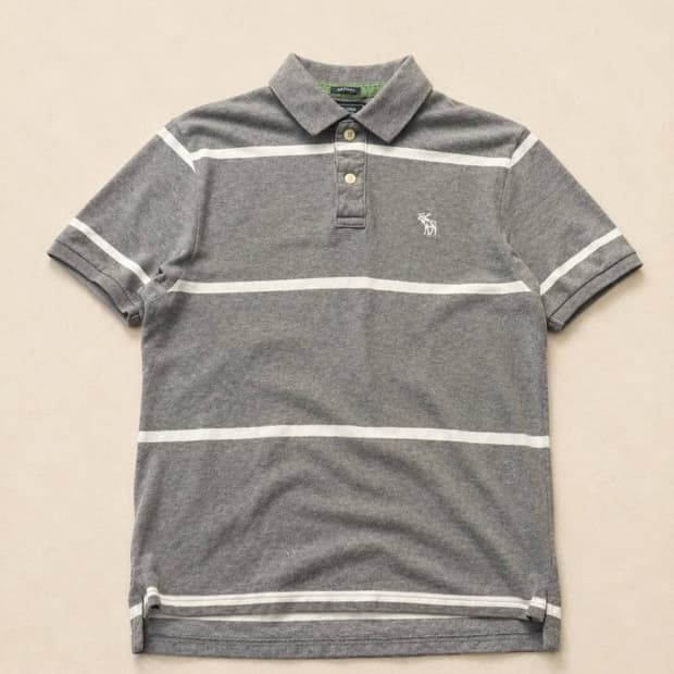 Abercrombie 아베크롬비 그레이 로고 PK