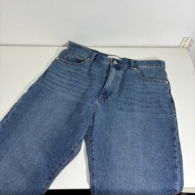 M 플랙진 중청 테이퍼드핏 데님팬츠