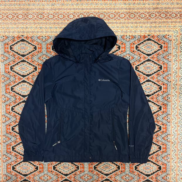 컬럼비아 네이비 바람막이 자켓 여성S