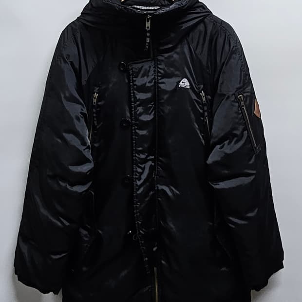 나이키 ACG 블랙 패딩 후드 점퍼 95