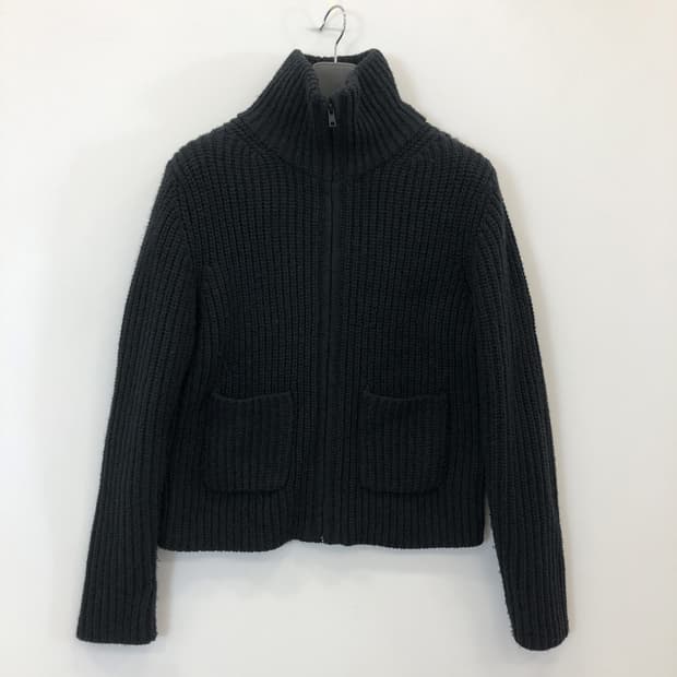 유니클로U 램스울 블렌드 니트집업 L