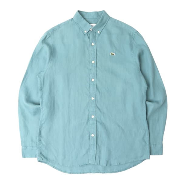 Lacoste 라코스테 린넨 민트그린 셔츠
