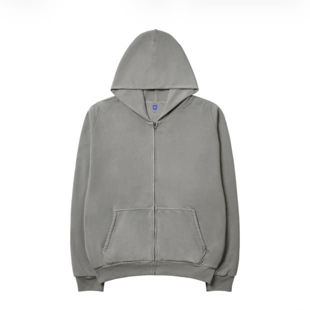 Yeezy YZY Zip-Up Hoodie Grey