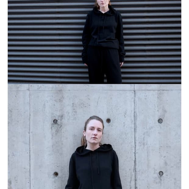 머듈 니트후디 블랙 2