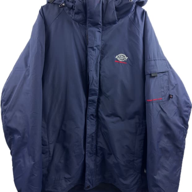 디키즈 네이비 패디드후드점퍼1365