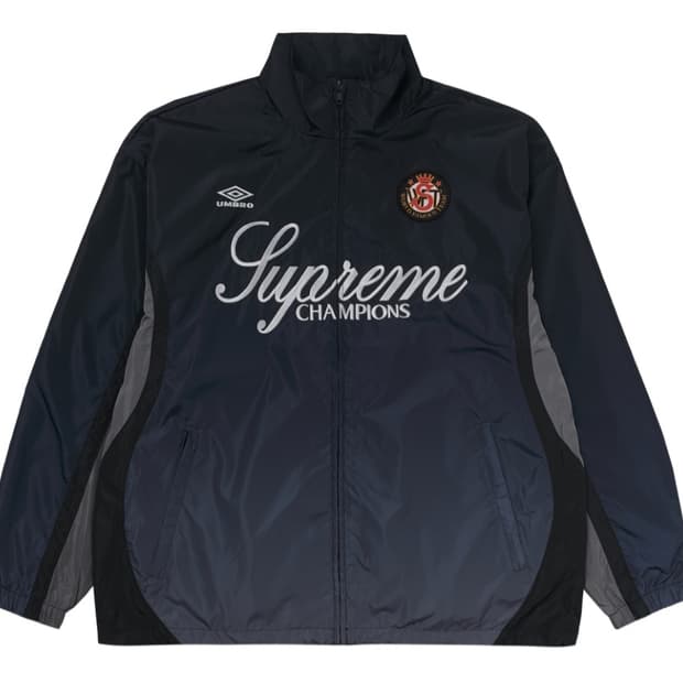 슈프림 x 엄브로 그라디언트 트랙 자켓 블랙 L사이즈 새상품