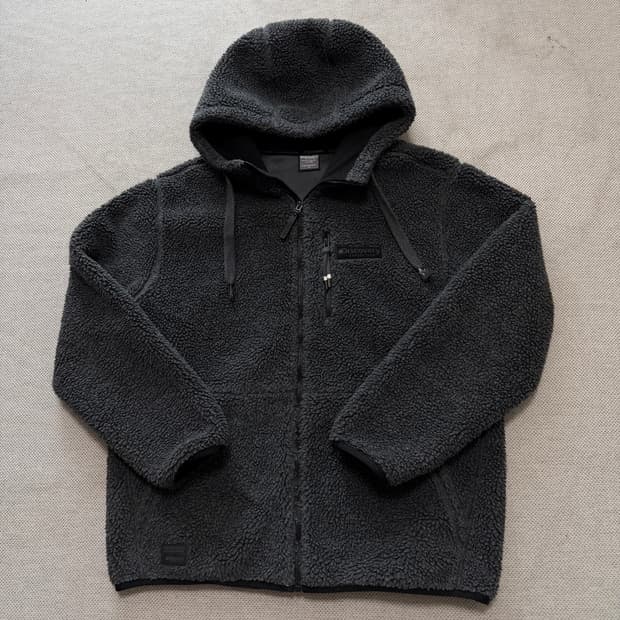 디스커버리 뽀글이 플리스 후드집업