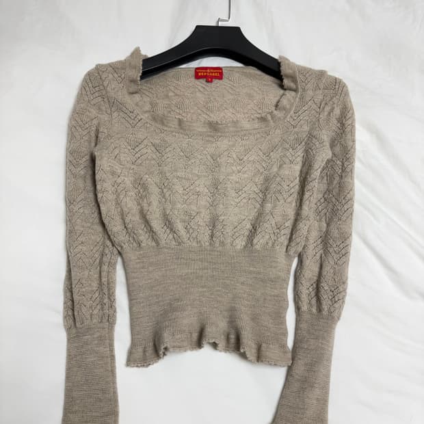 비비안웨스트우드 레드라벨 프릴 니트