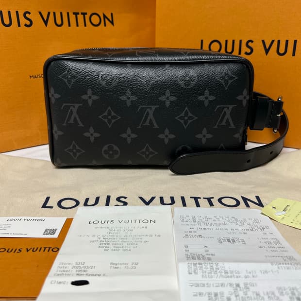 [정품] 루이비통 모노그램 이클립스 돕키트