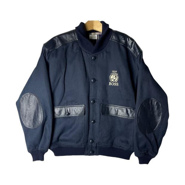 [SUNTORY] 90's 산토리 보스 엘보패치 봄버자켓