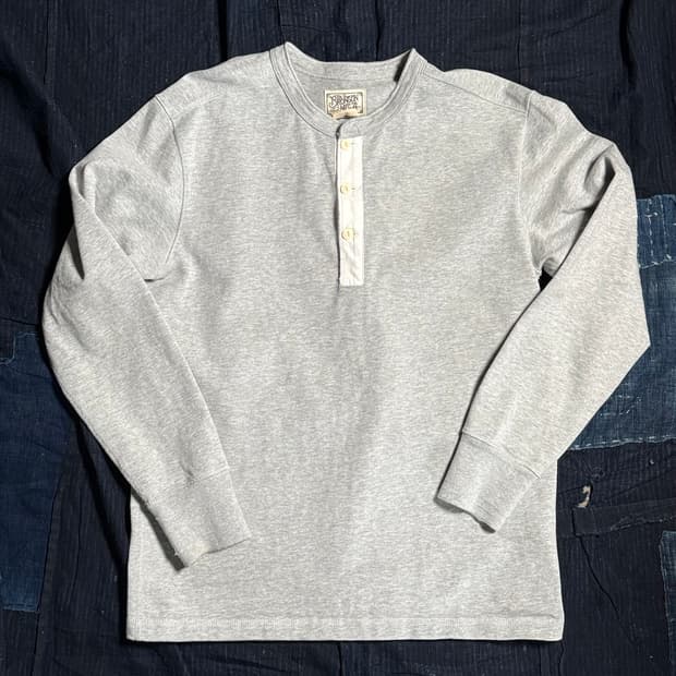 브론슨 빈티지 롱슬리브 헨리셔츠 XL