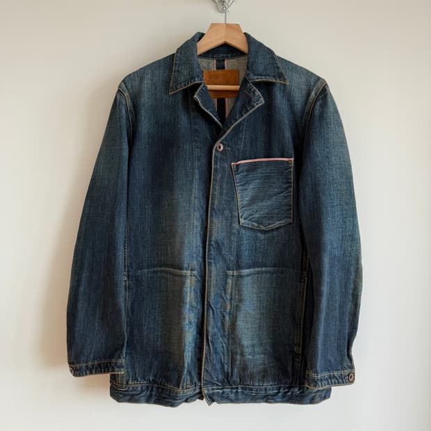 에드윈(EDWIN) 데님 셀비지 커버울