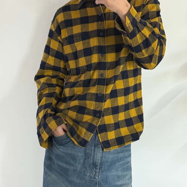유니클로 플란넬 셔츠