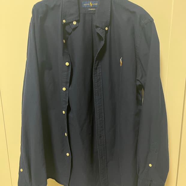 폴로 네이비 셔츠 정품인증