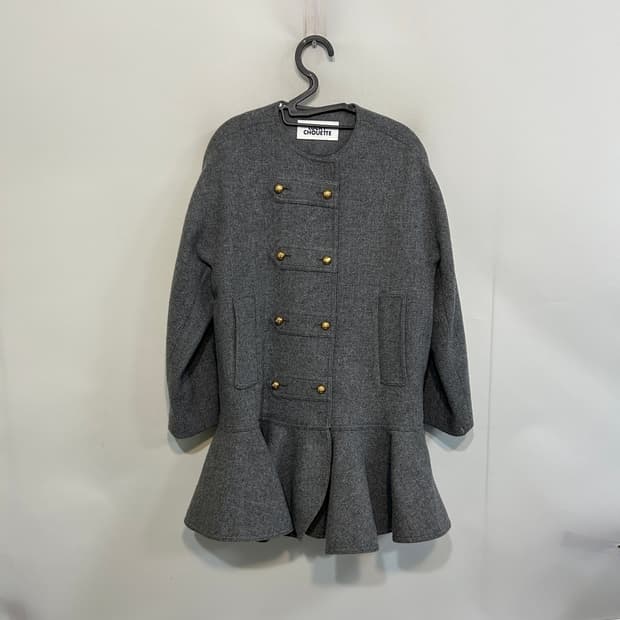 럭키슈에뜨 코트 36사이즈 그레이