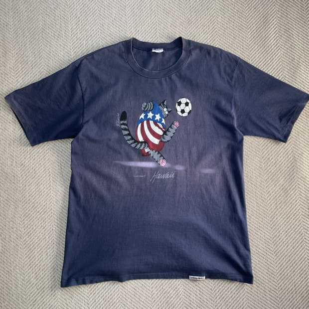 크레이지셔츠 usa 페이딩 티셔츠 