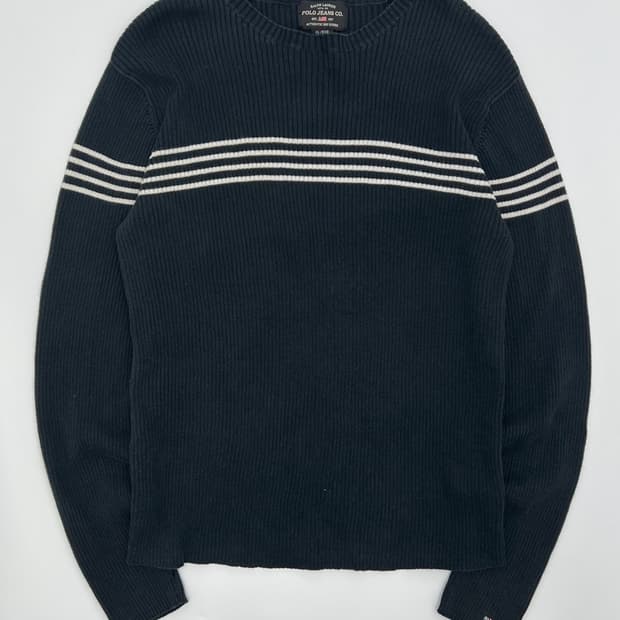 폴로 진스 니트