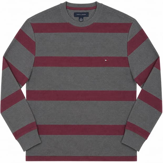 [S] TOMMY HILFIGER 타미힐피거 단가라 와플티