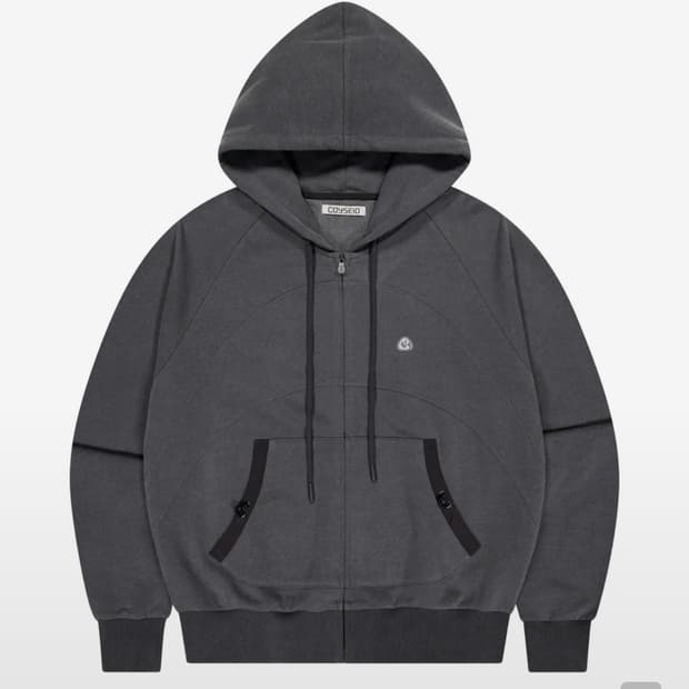 코이세이오 스트링 포켓 후드집업