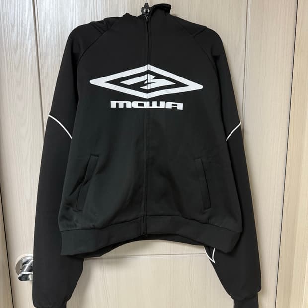 Mowalola 후드 트랙 자켓 m