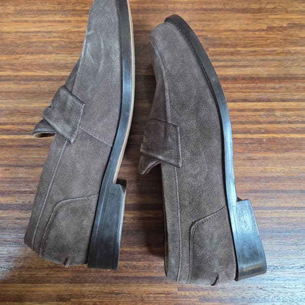 슈펜 깡스타일리스트 스웨이드 레더 로퍼 구두 265