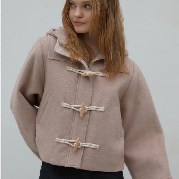 리리수 몰리 떡볶이 코트 핑크 