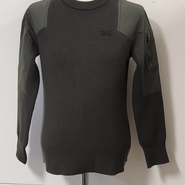 PXG 골지 니트 풀오버 카키 XS