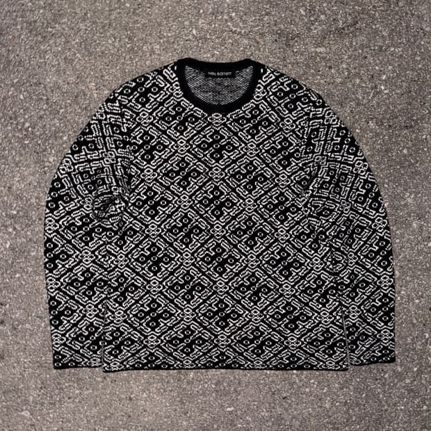 Neil Barrett Geometric pattern Wool knit