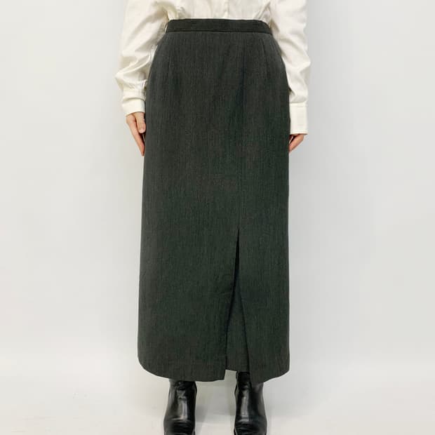 빈티지 울 스커트