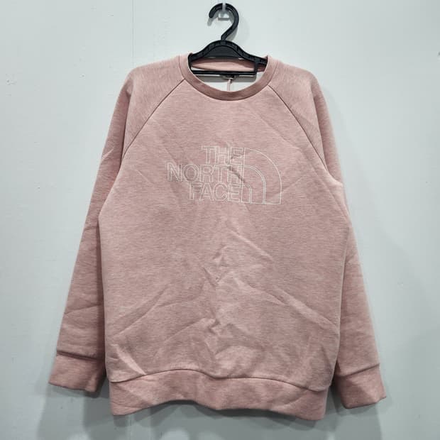 노스페이스 핑크 맨투맨 티셔츠 남성 95사이즈