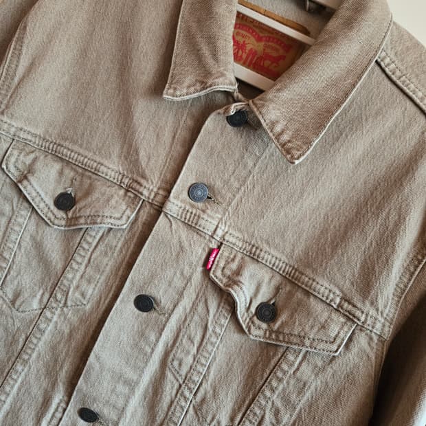 리바이스 트러커 자켓 샌드베이지 자켓