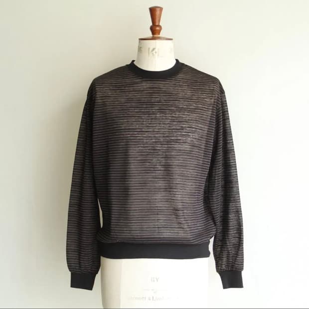 마티앤선즈 26ss L/S Border Slub tee 1size