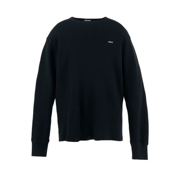 [새상품/XL] 세인트미카엘 써멀 롱슬리브 긴팔티셔츠 블랙