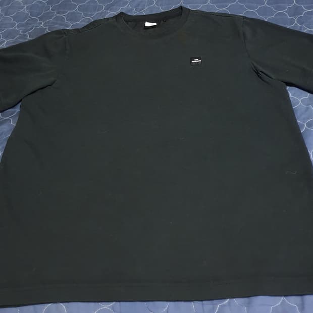 아이더 자수 박스로고 반팔티 블랙 (3XL)