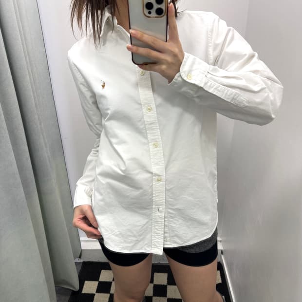 랄프로렌 화이트 셔츠