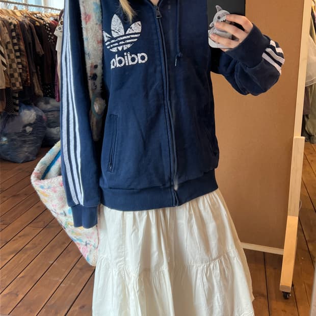 아디다스 데미지 파이어버드 후드집업