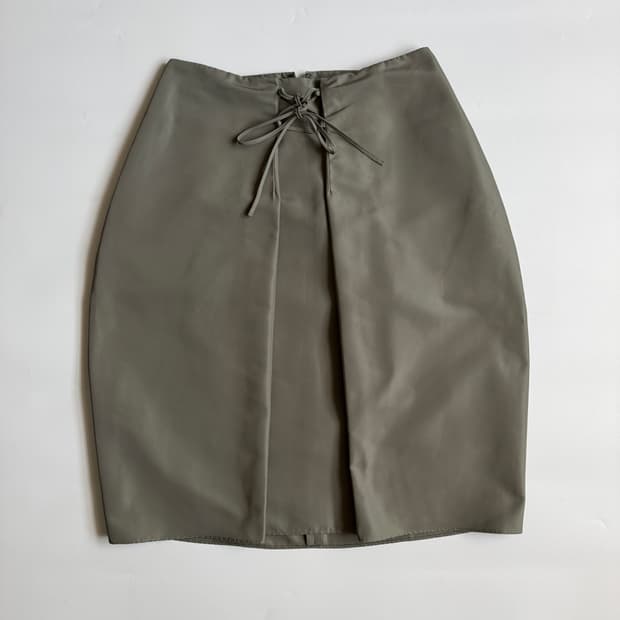 Jil Sander navy 미디스커트 ( 36 )