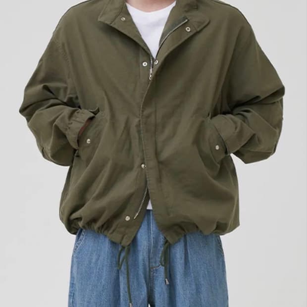 토피 자켓 카키